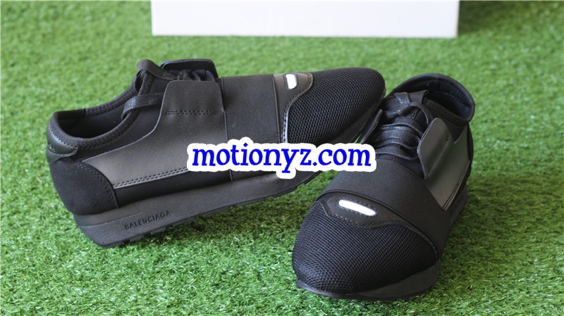 Balenciaga Race Runner Trainers All Black